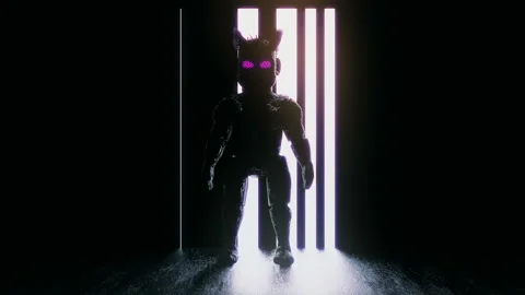 Abandoned Punk Doll VJ Loop Stock Footage 109288198