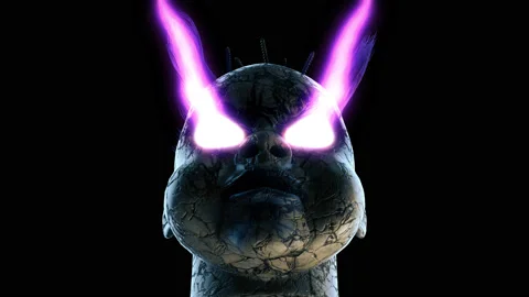 Abandoned Punk Doll VJ Loop Stock Footage 110761192