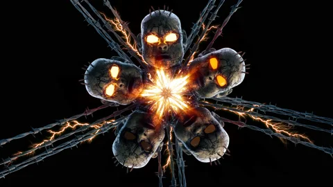 Abandoned Punk Doll VJ Loop Stock Footage 111668336