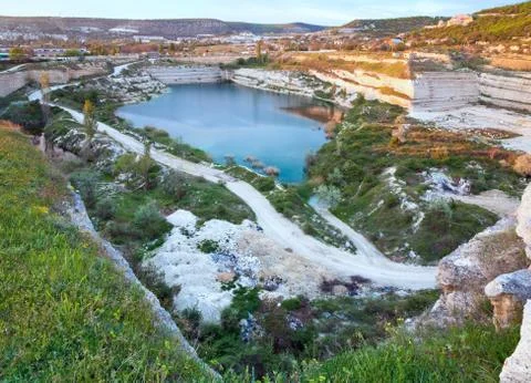 Abandoned quarries Stock Photos