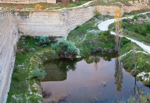 Abandoned quarries Stock Photos