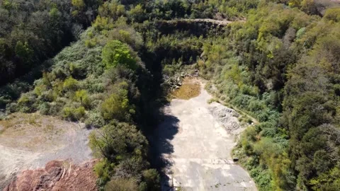 Abandoned Quarry Clevedon Video stock 196889621