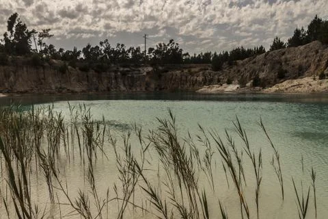 Abandoned Quarry Landscape Stock Photos