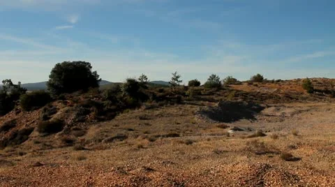An abandoned quarry in Spain. Stock Footage 10746968