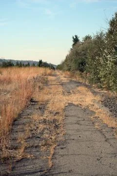 Abandoned road Stock Photos