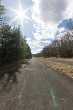 Abandoned Road Stockfoto's