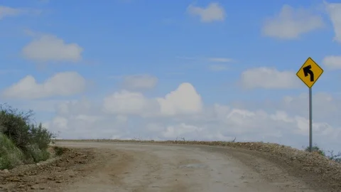 Abandoned Road Sign Stock Footage 96120974