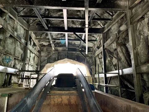 Abandoned Roller Coaster Track 库存照片