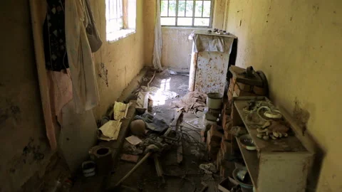 Abandoned room with old things. Stock Footage 102167754