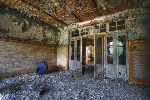 Abandoned room Stock Photos