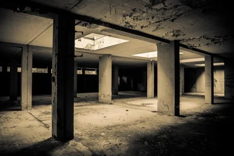 Abandoned room Stock Photos