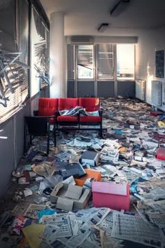 Abandoned Room Foto stock