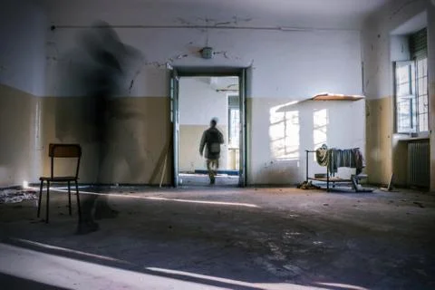 Abandoned Room Foto stock