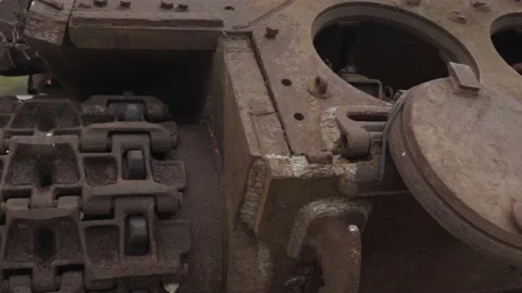 Abandoned rusty radioactive equipment of the soviet union. Stock Footage 183266906