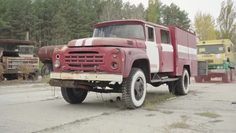 Abandoned rusty radioactive equipment of the soviet union. 스톡 동영상 183268194