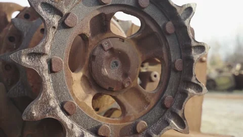 Abandoned rusty radioactive equipment of the soviet union. 스톡 동영상 183268476