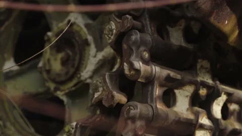Abandoned rusty radioactive equipment of the soviet union. Vidéo 183270975