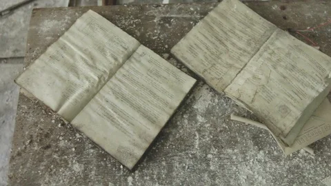 Abandoned school class in Chernobyl Stock Footage 116093461