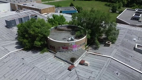 Abandoned School Stock Footage 243628692
