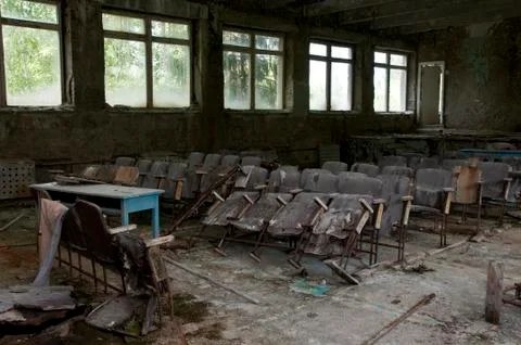 Abandoned school Stock Photos