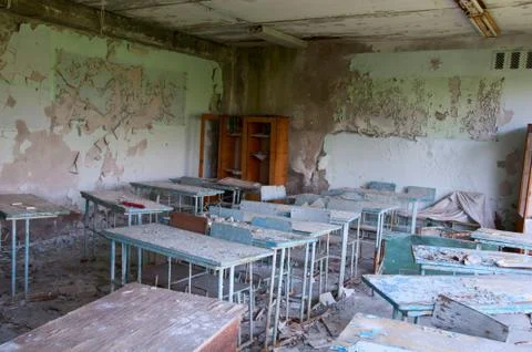 Abandoned school Stock Photos