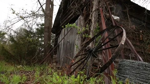 Abandoned Shack Stock Footage 136843571