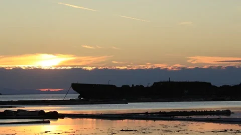 Abandoned Ship Stock Footage 137822330