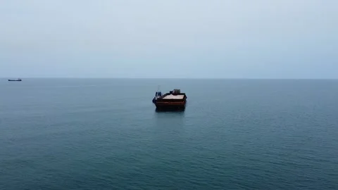 Abandoned Ship Stock Footage 171148079