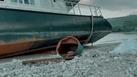 Abandoned ship 库存影片 231896949