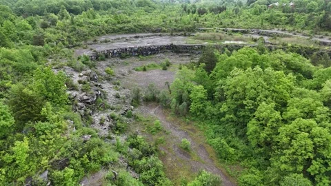 Abandoned Site - Syracuse, NY Stock Footage 336345446