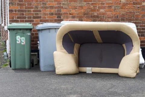 Abandoned Sofa Foto stock