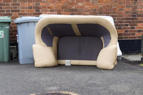 Abandoned Sofa Foto stock