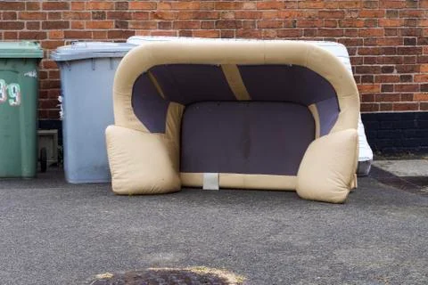 Abandoned Sofa Foto stock