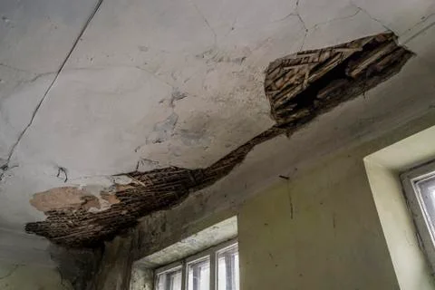 Abandoned Soviet school Stock Photos