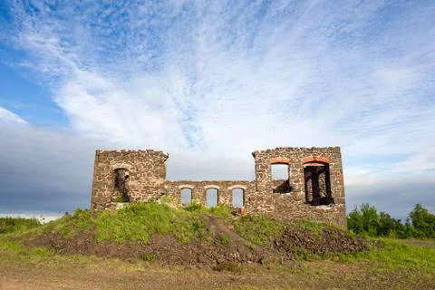 Abandoned Stone Building Foto stock