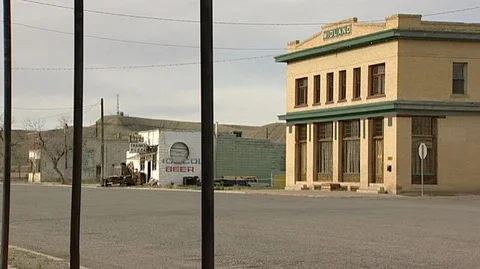Abandoned Storefronts in Utah Stock Footage 93057844