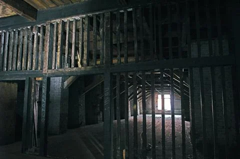 Abandoned storehouse Stock Photos