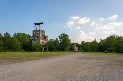 Abandoned structure (grain silo) Stock Photos