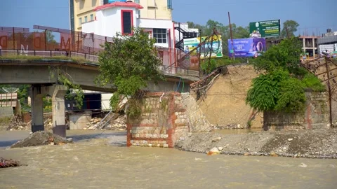An Abandoned structure in India Stock Footage 321039089