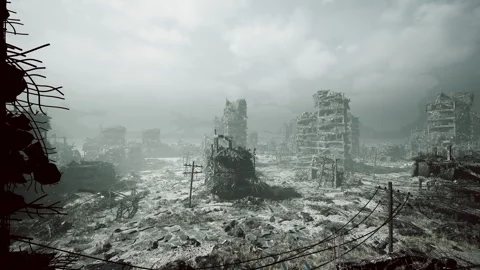 Abandoned structure showcasing broken outlines and gritty texture 스톡 동영상 327862882