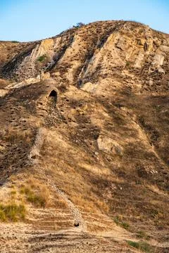 Abandoned sulphur mining complex Trabia Tallarita in Riesi, Sicily, Italy Foto stock