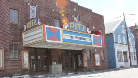 Abandoned Theater tight Stock Footage 2644805