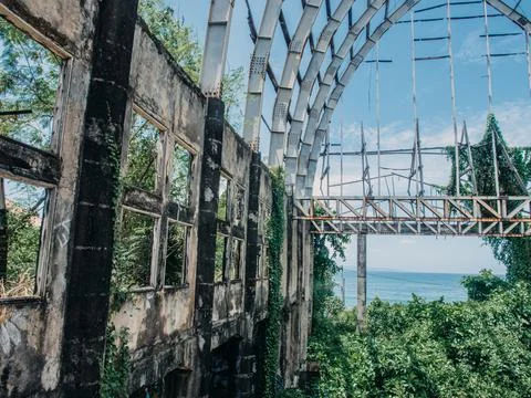 An abandoned theme park in Bali Stock Photos