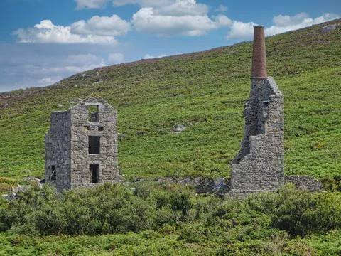 Abandoned Tin Mine 写真素材