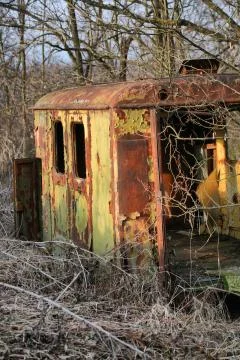 Abandoned trailer Stock Photos
