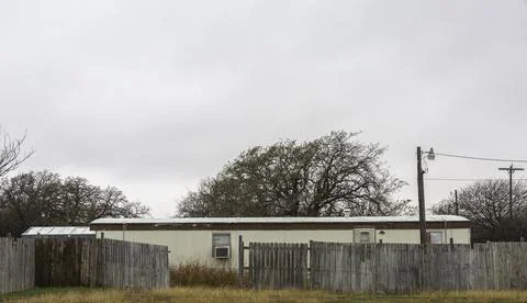 Abandoned Trailer Foto stock