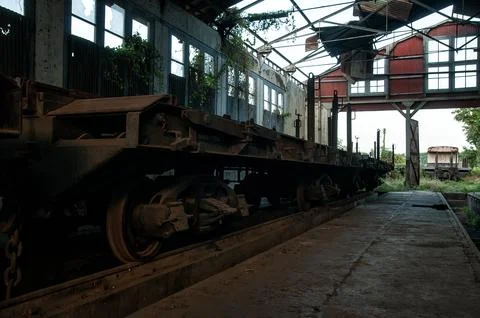 Abandoned Train Depot Stock Photos