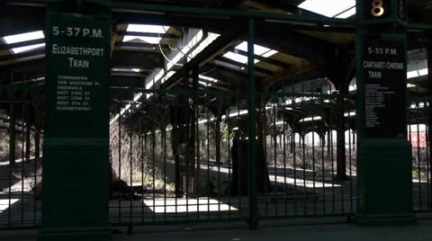 Abandoned Train Station A Stock Footage 25520384