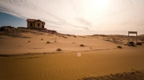 Abandoned train station Stock Footage 54268568