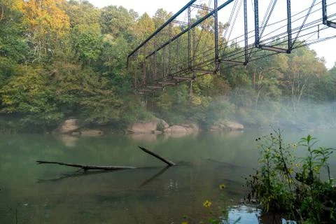 Abandoned train trestle Stock Photos